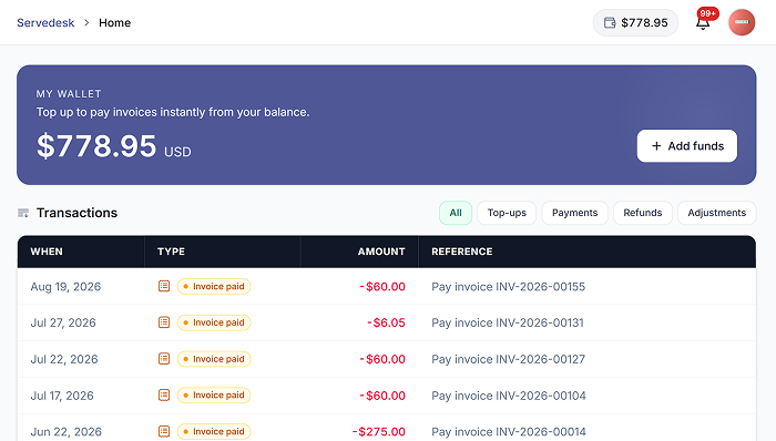 A wallet that turns retainers into one click