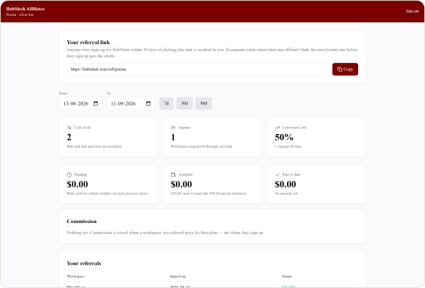 Affiliate Program Hero