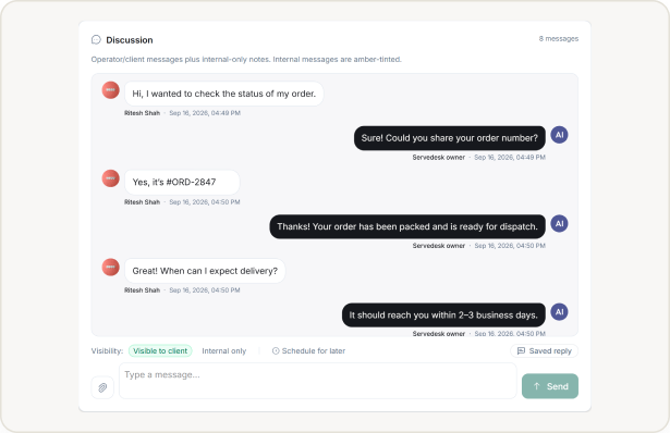 Hubsleek Messaging