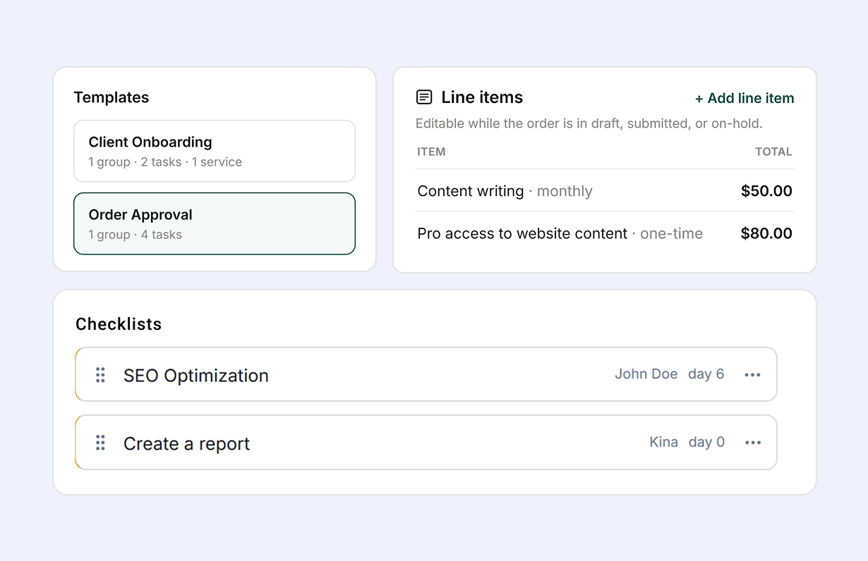 Turn requests into structured tasks
